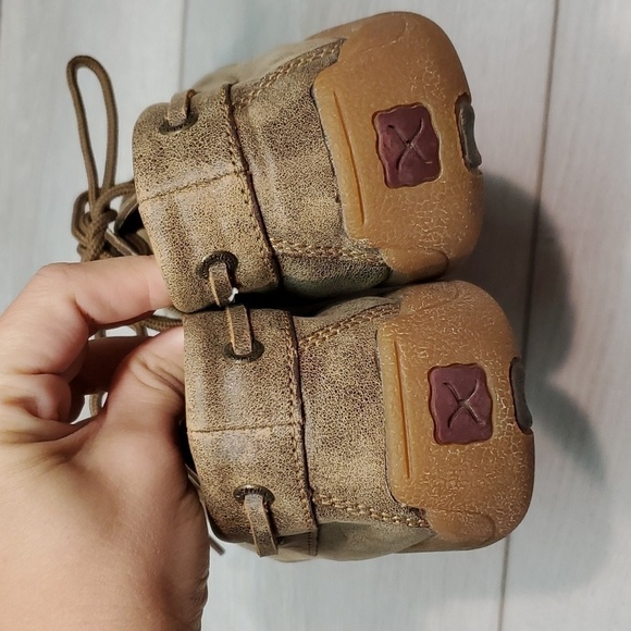 Twisted X Womens Driving Moc Leather Loafer shoes sz 5.5M - Picture 6 of 12